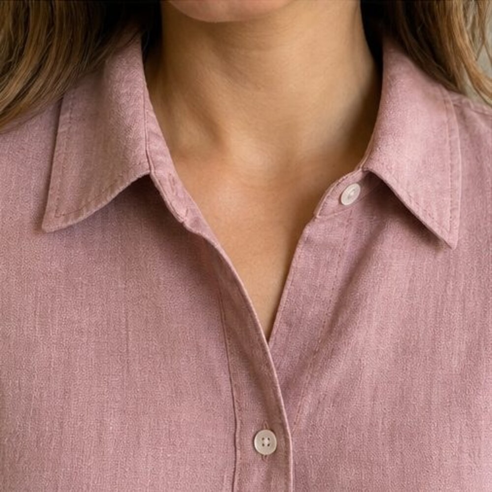 Rust Peplum Top - Picture 4 of 6